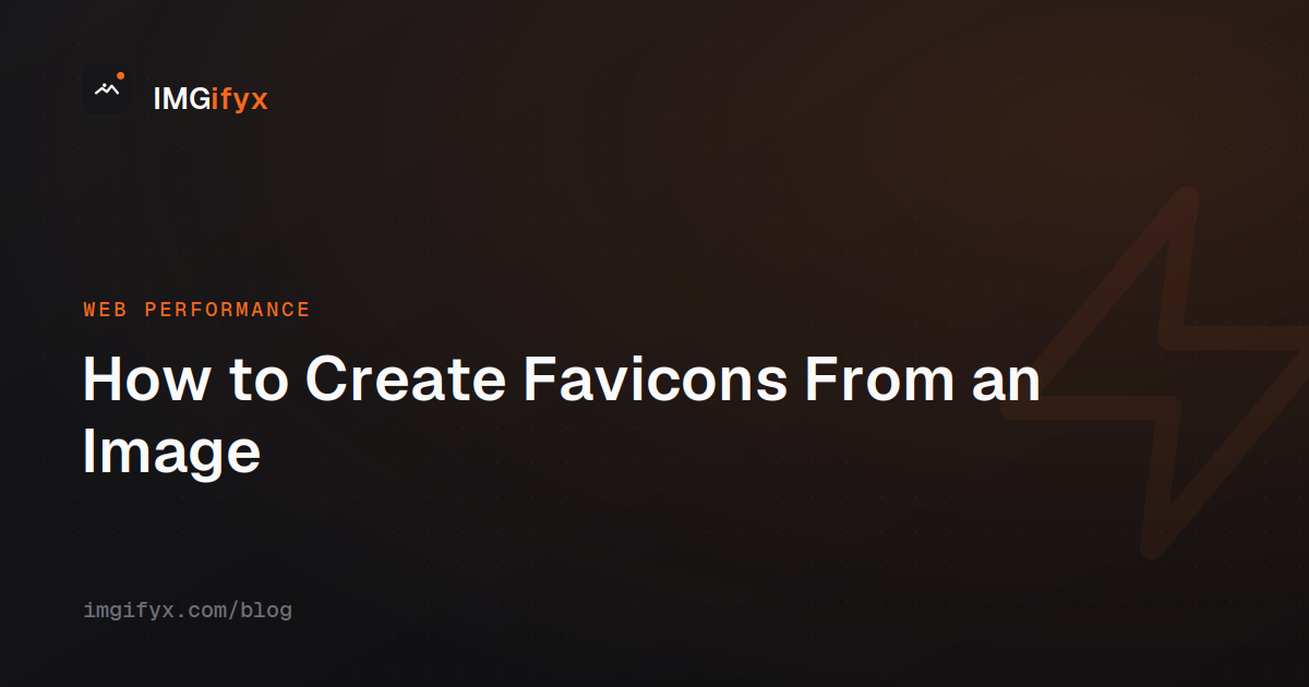 How to Create Favicons From an Image